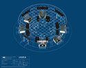 IAMS 06 с 6 x B737 2-местными симуляторами, Monitor / Proj 1